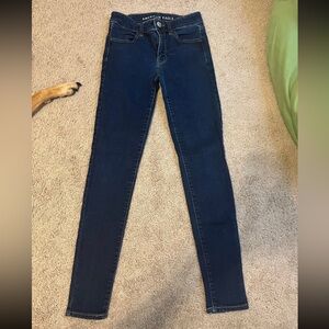 AE super stretch high rise jeggings